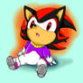 Baby Shadow in Blaze's Outfit