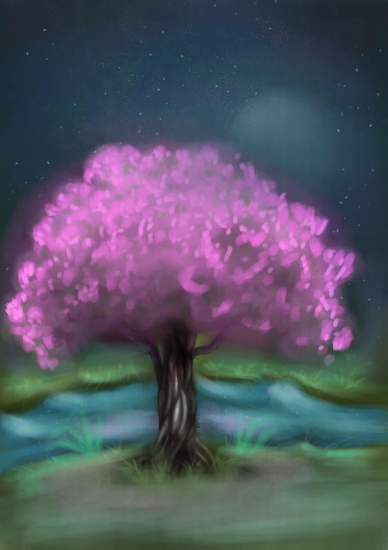 Cherry Tree speedpaint