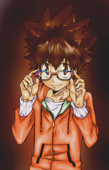 KHR:Tsuna + Glasses