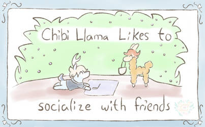 Chibi Llama: Socialize