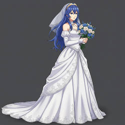 Lucina Fire Emblem in Wedding Dress