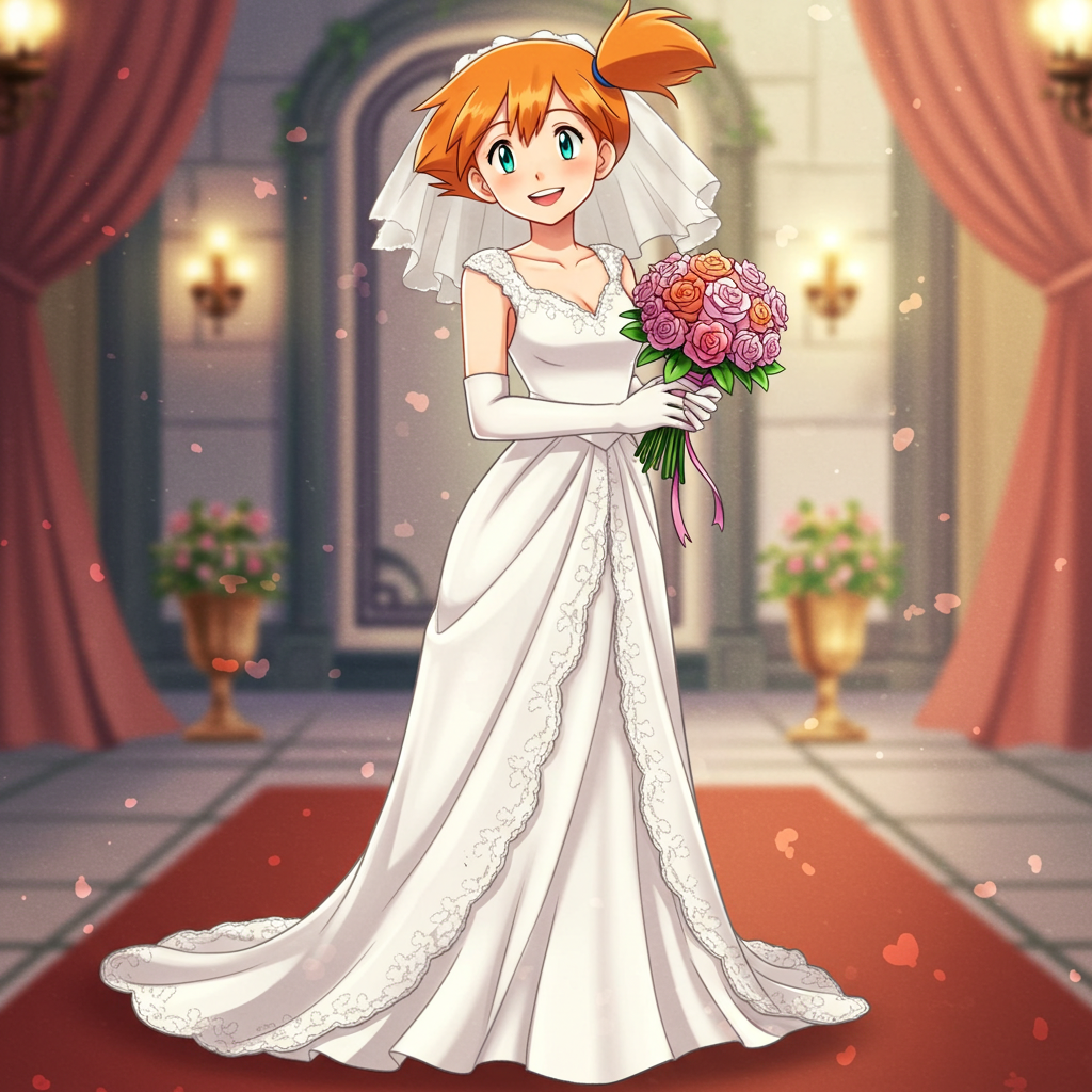 Request Misty From Pokemon In Wedding Dress By LongSkirtWorld On request-misty-from-pokemon-in-wedding-dress-by-longskirtworld-on
