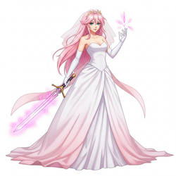 (Request) Julis Riessfeld in a Wedding Dress
