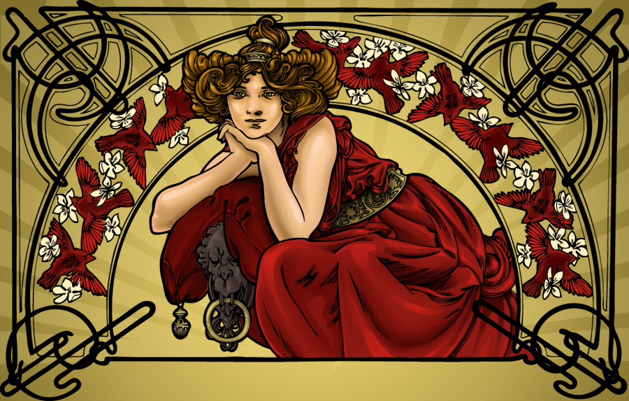 My homage to Mucha