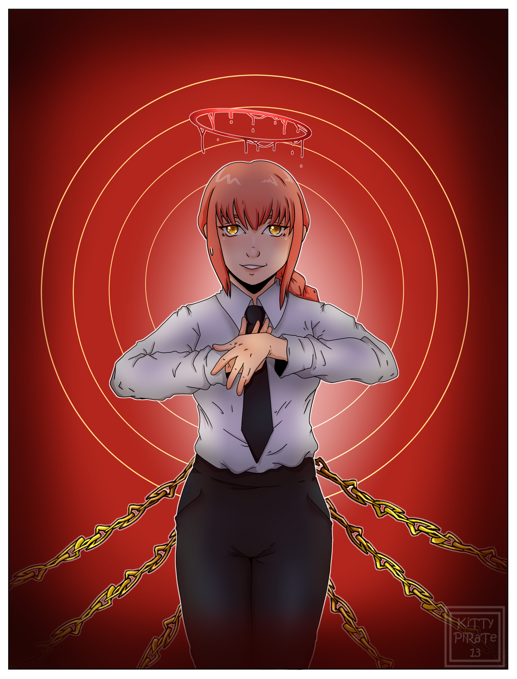 Makima Chainsaw Man by YukiTheKittyCat on DeviantArt