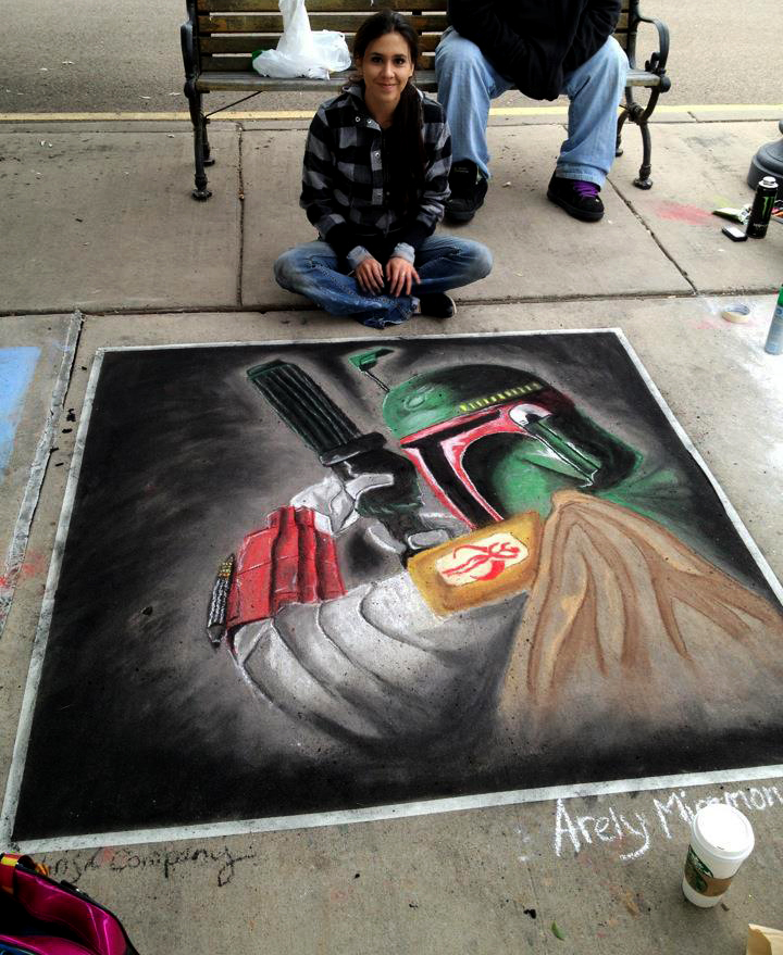 Boba Fett Chalk Pastel