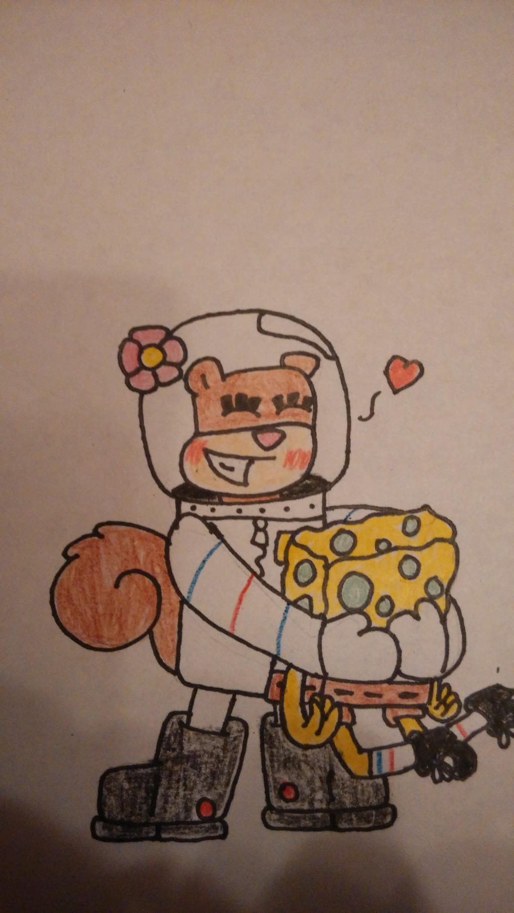 Sandy Hug Sandy and Sponge Bob embrace by GamePonyGirl1 on DeviantArt
