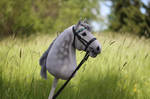 Irish Draught Horse 'Grey Pilgrim' by Eponi-hobbyhorses