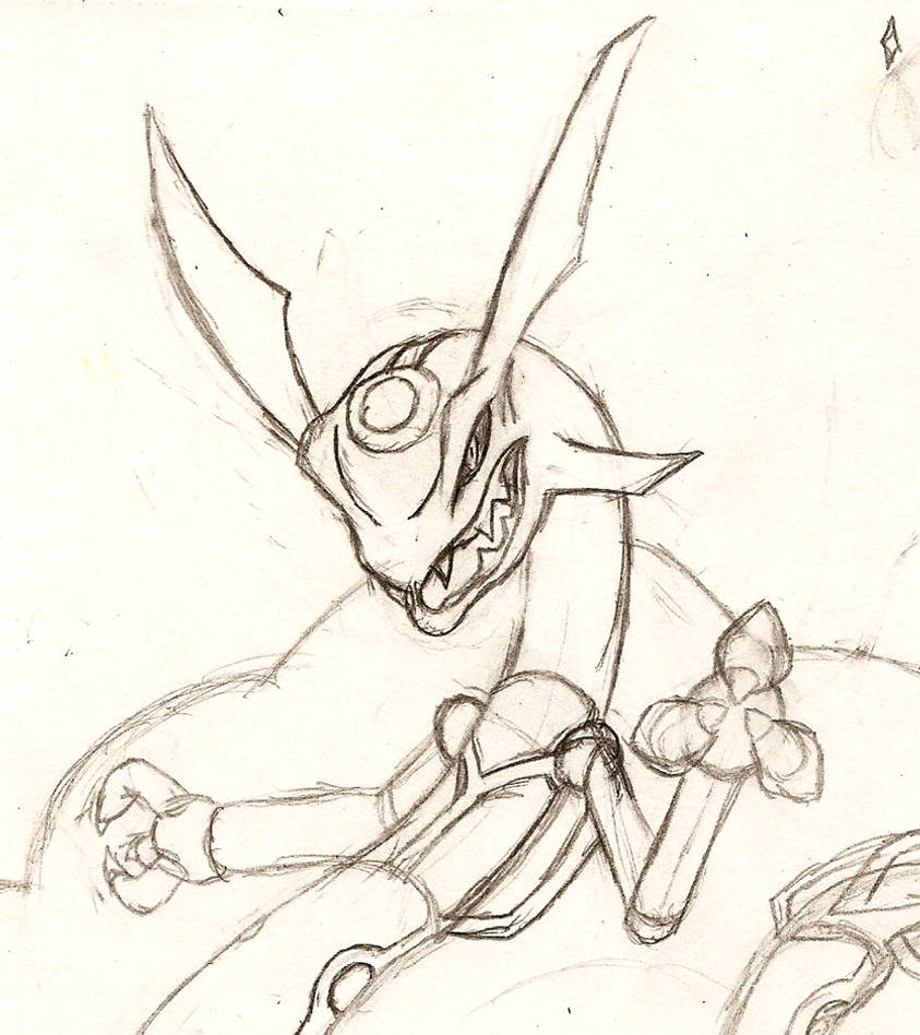 Rayquaza Sketch by NeonNeoz on DeviantArt