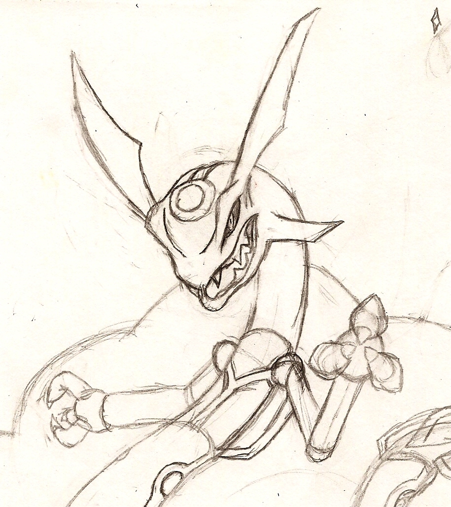 Rayquaza Sketch by NeonNeoz on DeviantArt