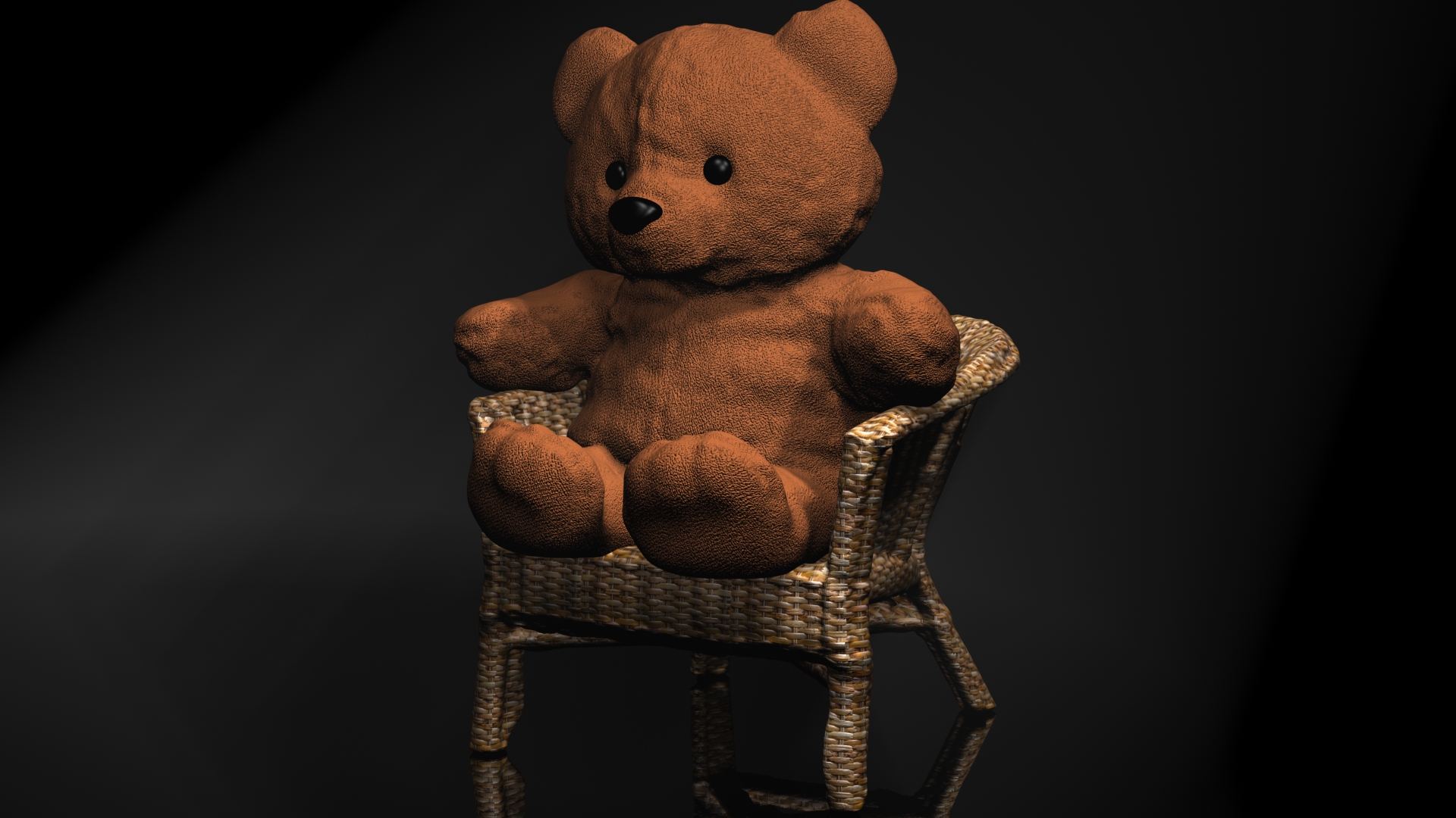 Teddy Bear on chair