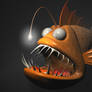 Cartoon Anglerfish 3D Model