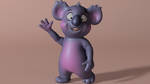 Cartoon Koala 3D Model by 3DSud