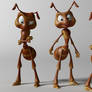 Cartoon ant 3d model