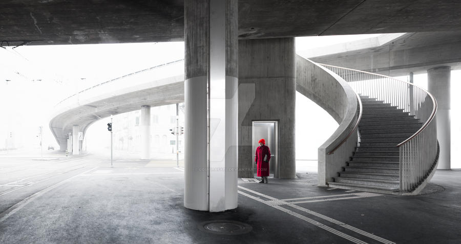 The Lady in Red: The Elevator - Zurich