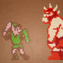 Link and Gooma bead battle