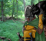 Drizzt and Gwen by xidarkchyldexi