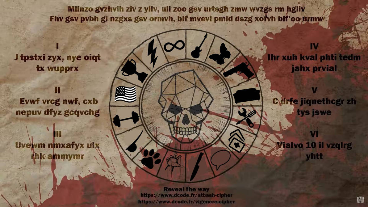 Custom Death Battle Caesar Cipher by hilddd on DeviantArt