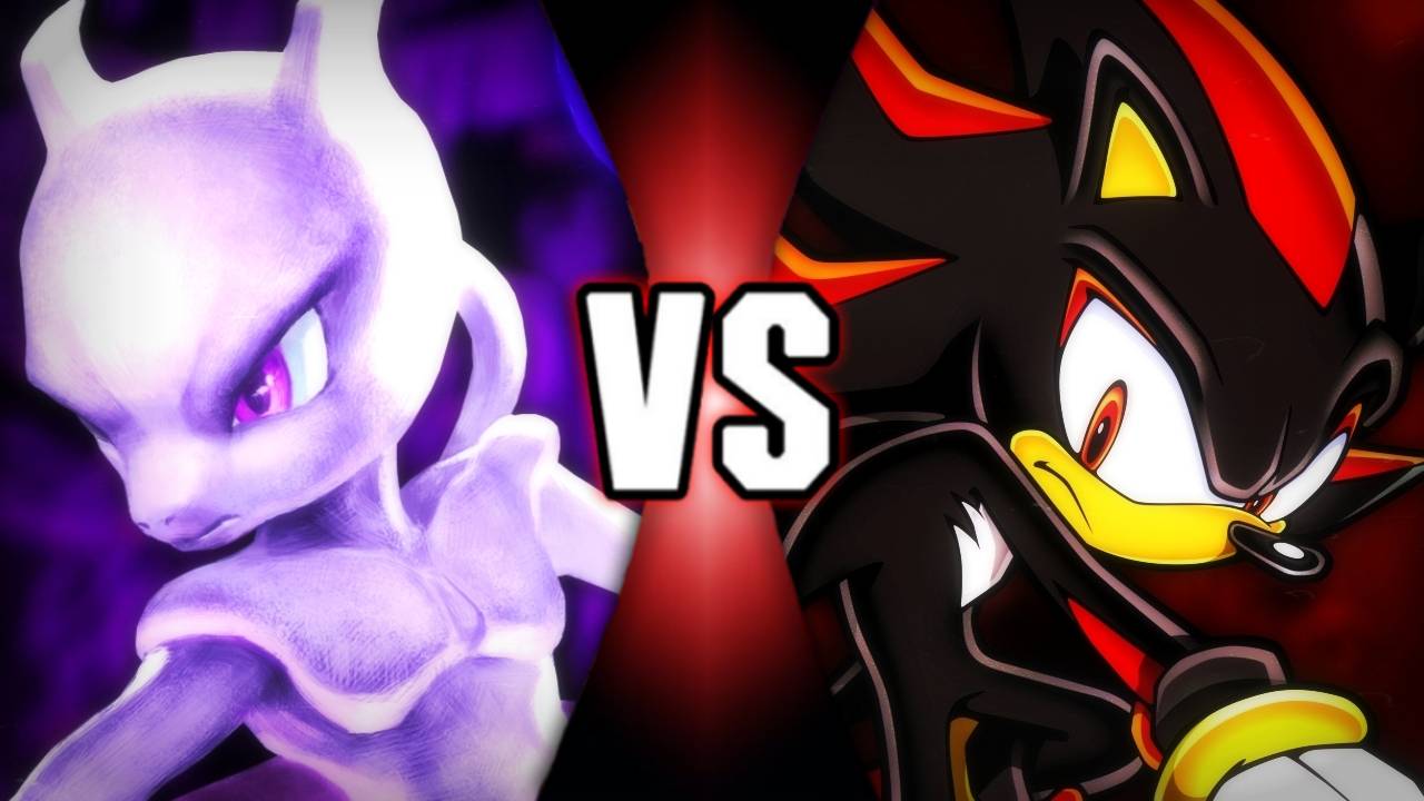 Night Battle Shadow the Hedgehog vs Mewtwo by Zelrom on DeviantArt