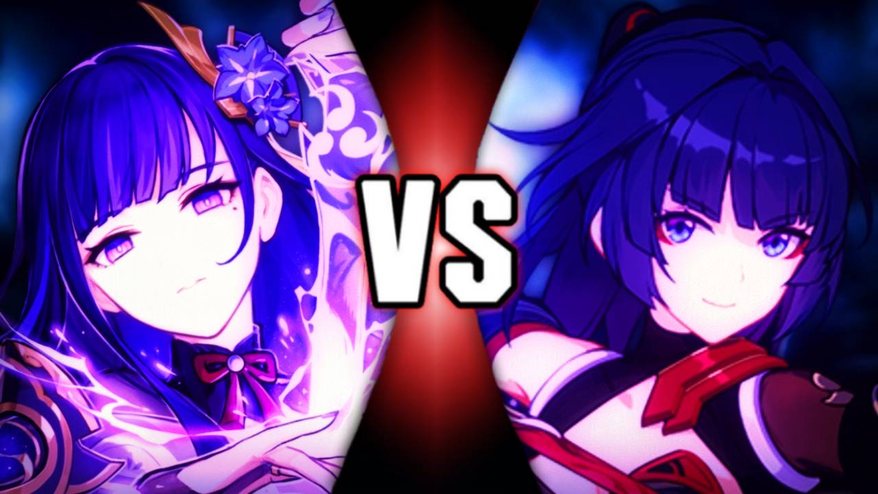 Raiden Shogun VS Raiden Mei by hilddd on DeviantArt