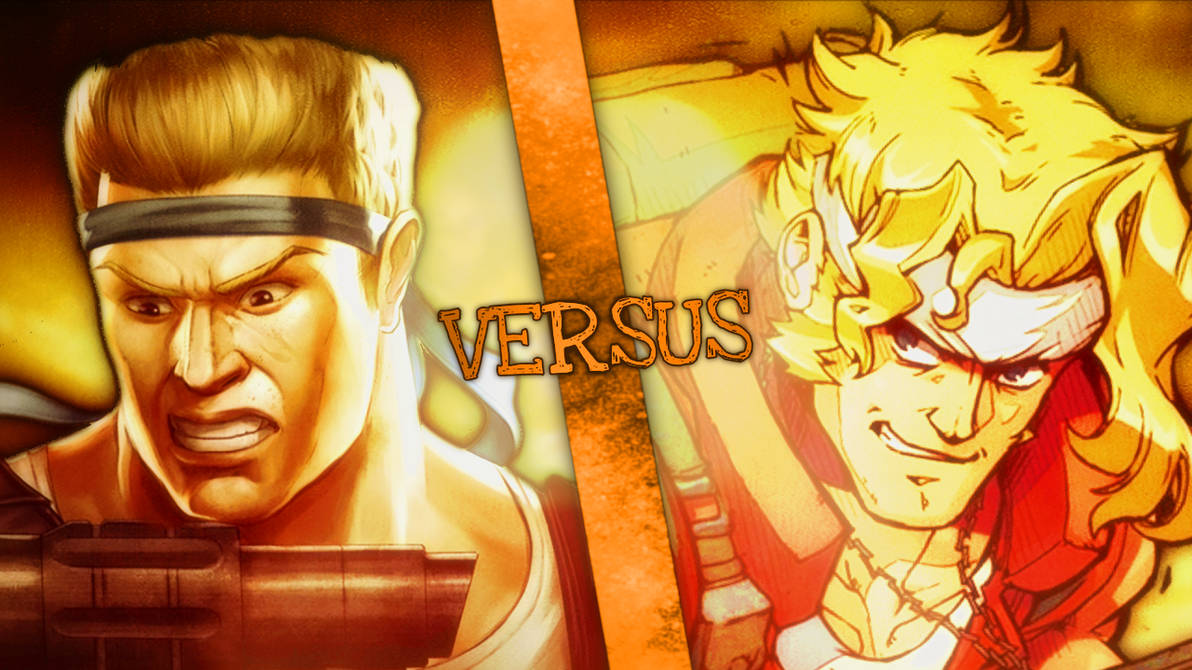 Bill Rizer VS Marco Rossi by hilddd on DeviantArt