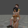 Piggyback on Lara