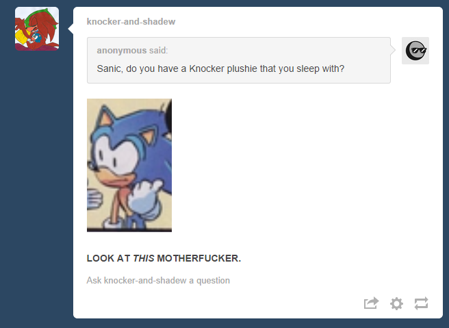 Ask Sanic - Are you impressed yet?