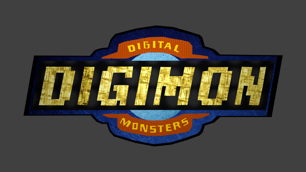 digimon logo Textured in blender by kavo555 on DeviantArt