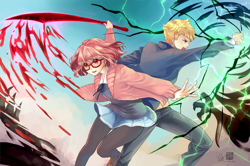 Kyoukai no Kanata - Side by side