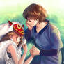 Princess Mononoke and Ashitaka