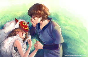 Princess Mononoke and Ashitaka