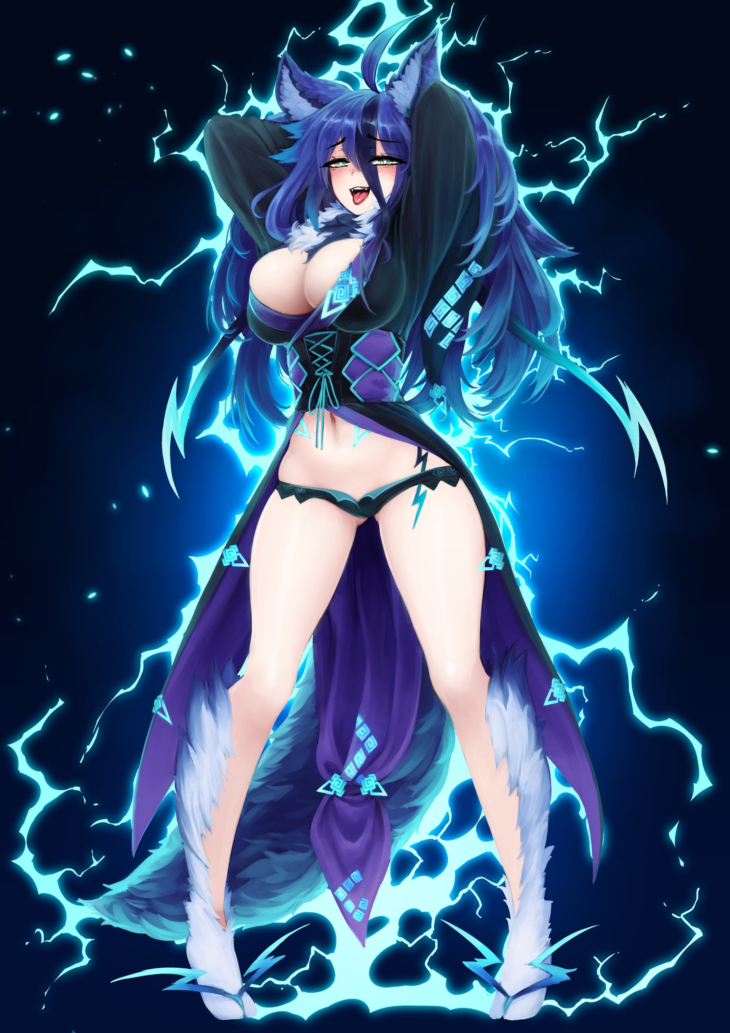 Raiju Monster Girl Encyclopedia Drawn By Barbari