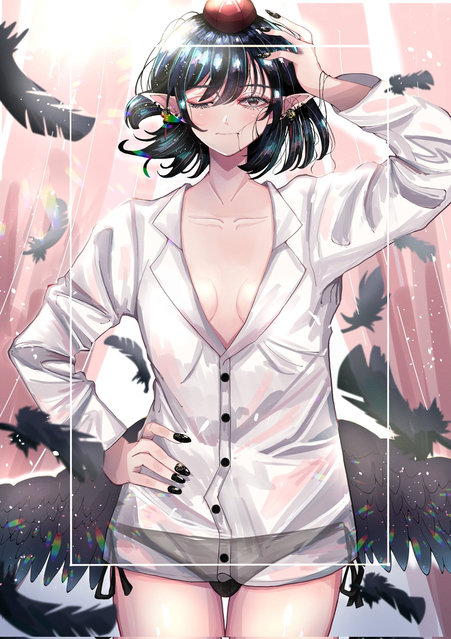 Shameimaru Aya Touhou Drawn By Souken Bicha 9ff