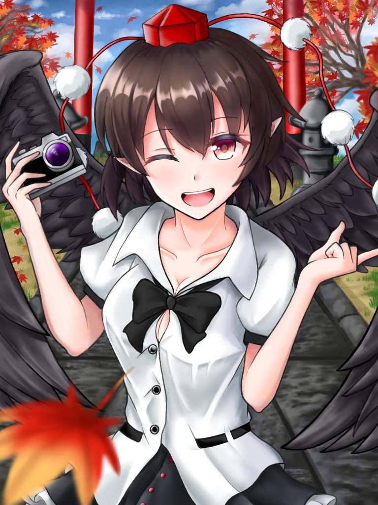 Shameimaru Aya Touhou Drawn By Rei Yume 9720b17