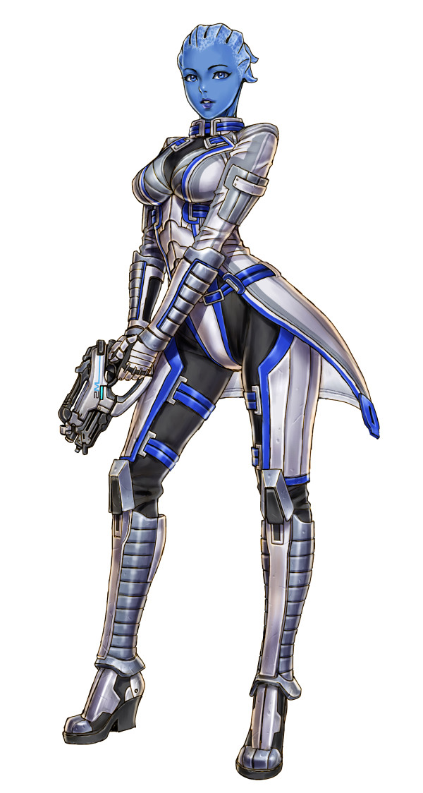 Liara T Soni Mass Effect And 1 More Drawn By Yam