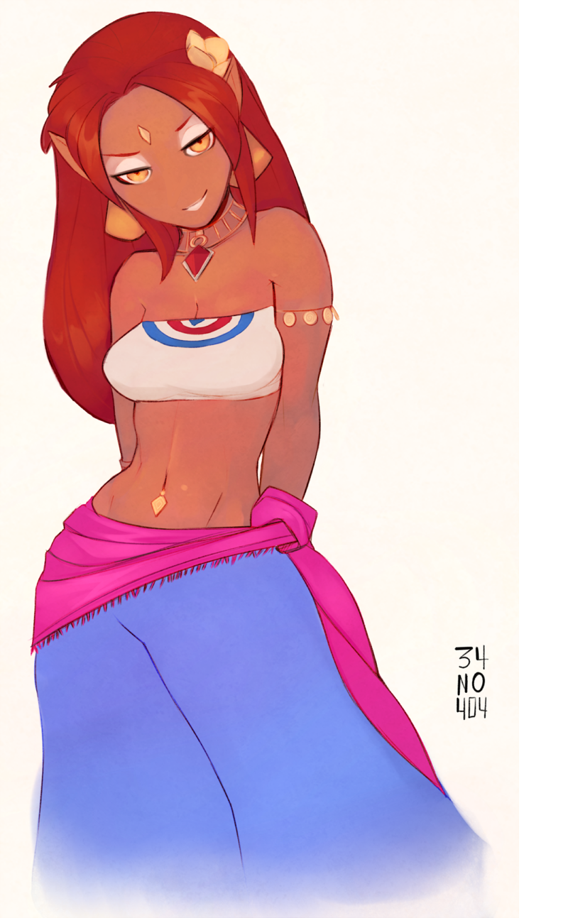 Marin The Legend Of Zelda And 1 More Drawn By 34