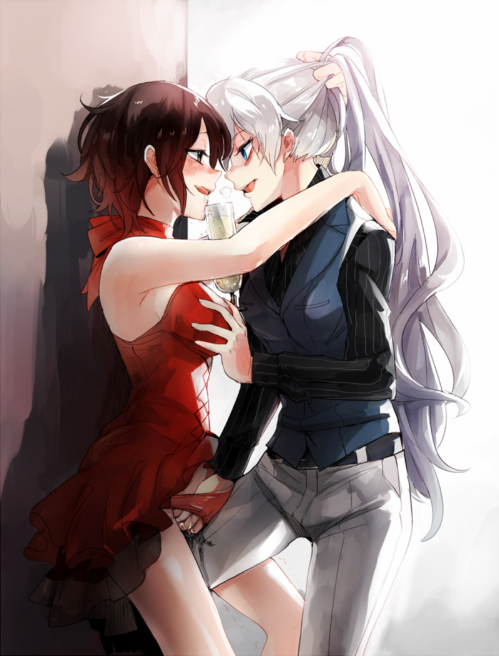 Ruby Rose And Weiss Schnee Rwby Drawn By Kuma Bl
