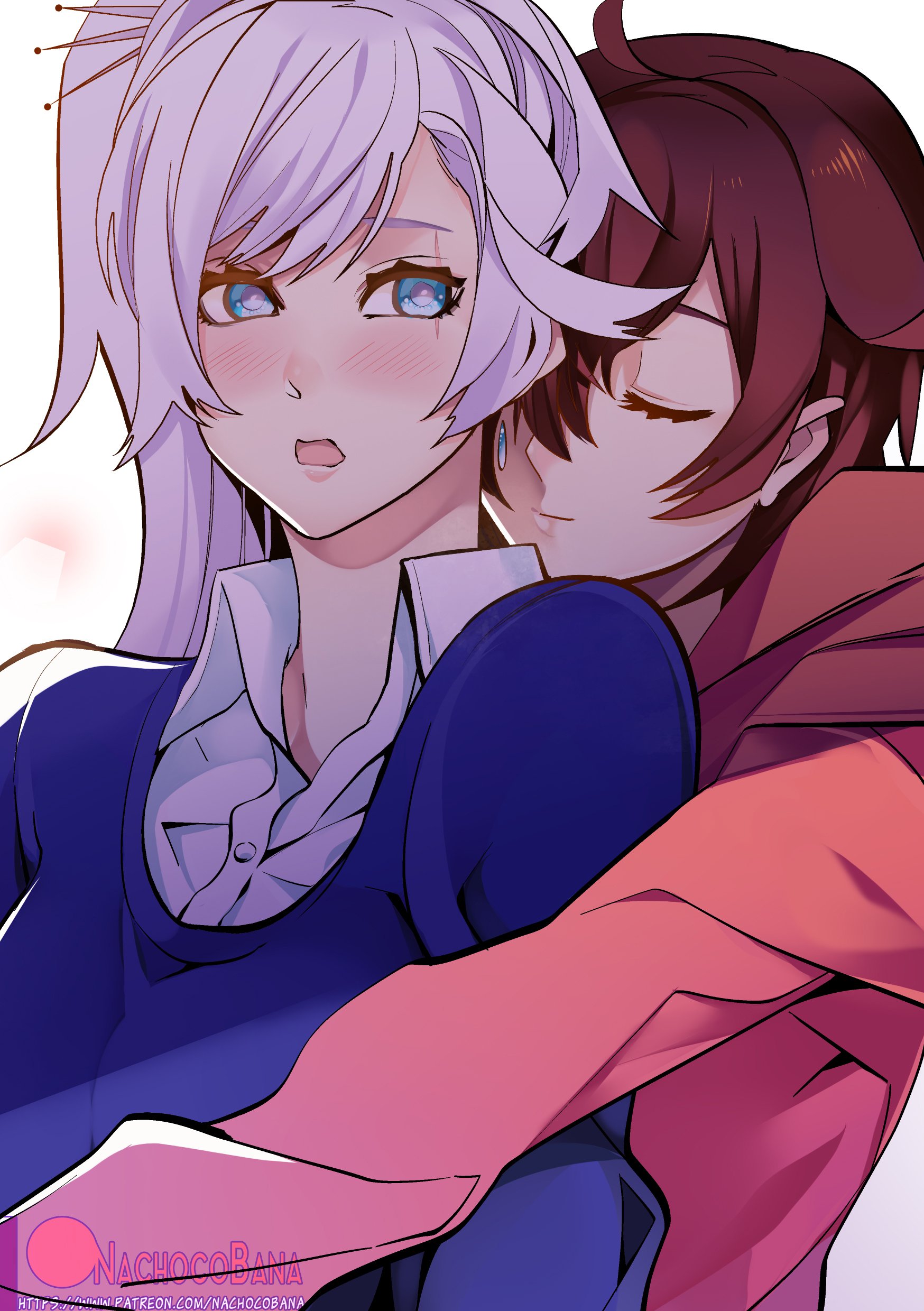 Ruby Rose And Weiss Schnee Rwby Drawn By Nachoco