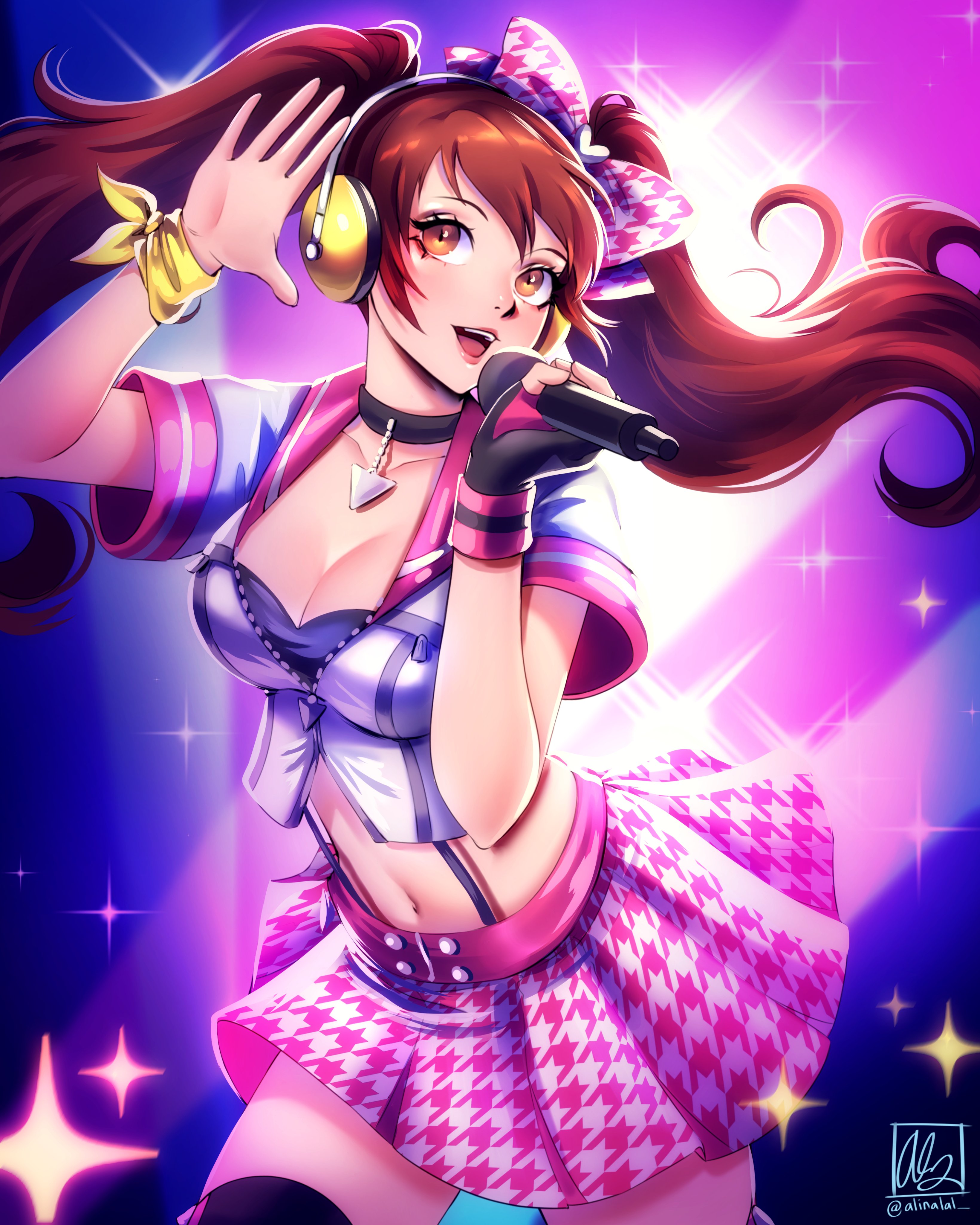 Kujikawa Rise Persona And 2 More Drawn By Alina