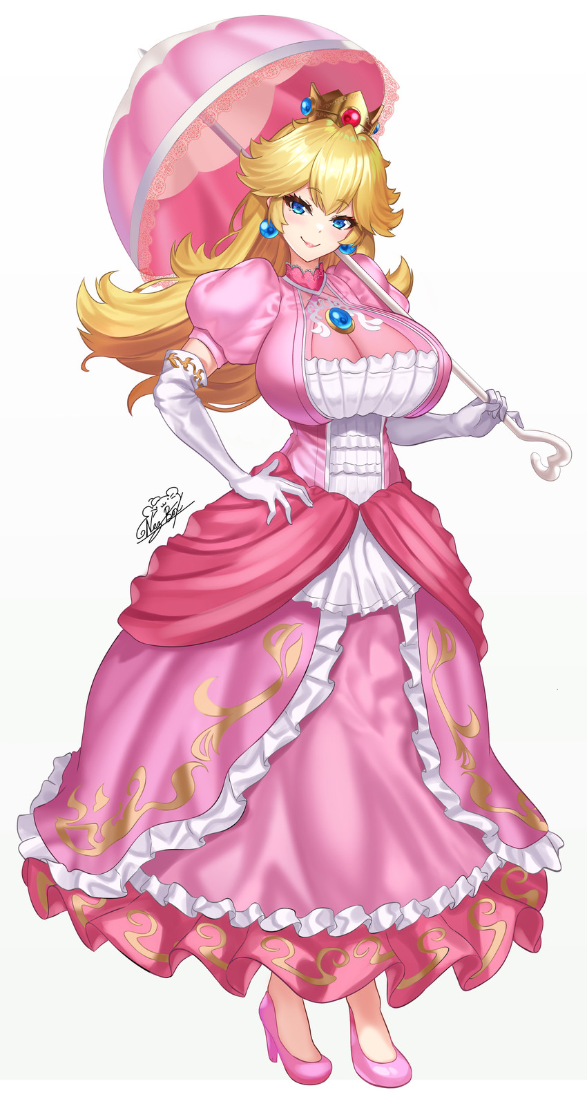 Princess Peach Mario Drawn By Nez Box Sample-70
