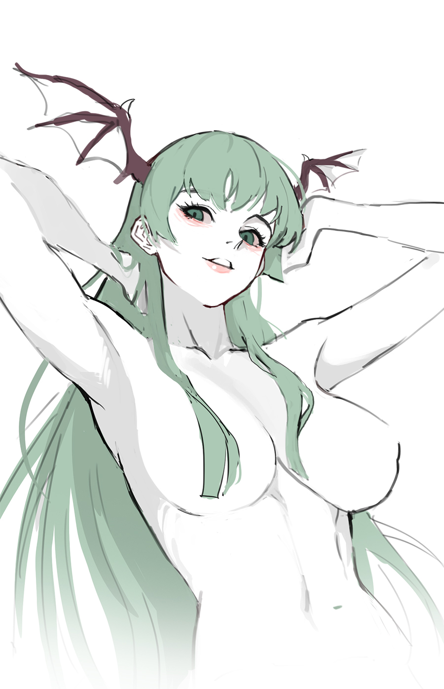 Morrigan Aensland Vampire Drawn By Jason Kim 7e
