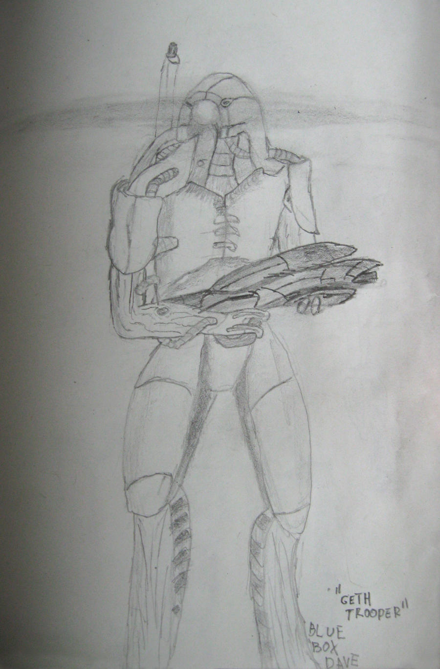 Geth Deviantart Geth Trooper by BlueBoxDave on DeviantArt