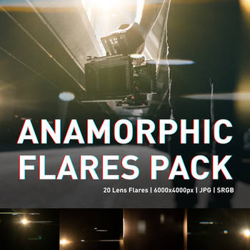 Anamorphic lens flares pack - 1