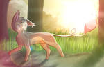 Rainbow punch! (Commission) by RymNotrim