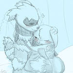 Fluffy Wintertime Kisses by RymNotrim