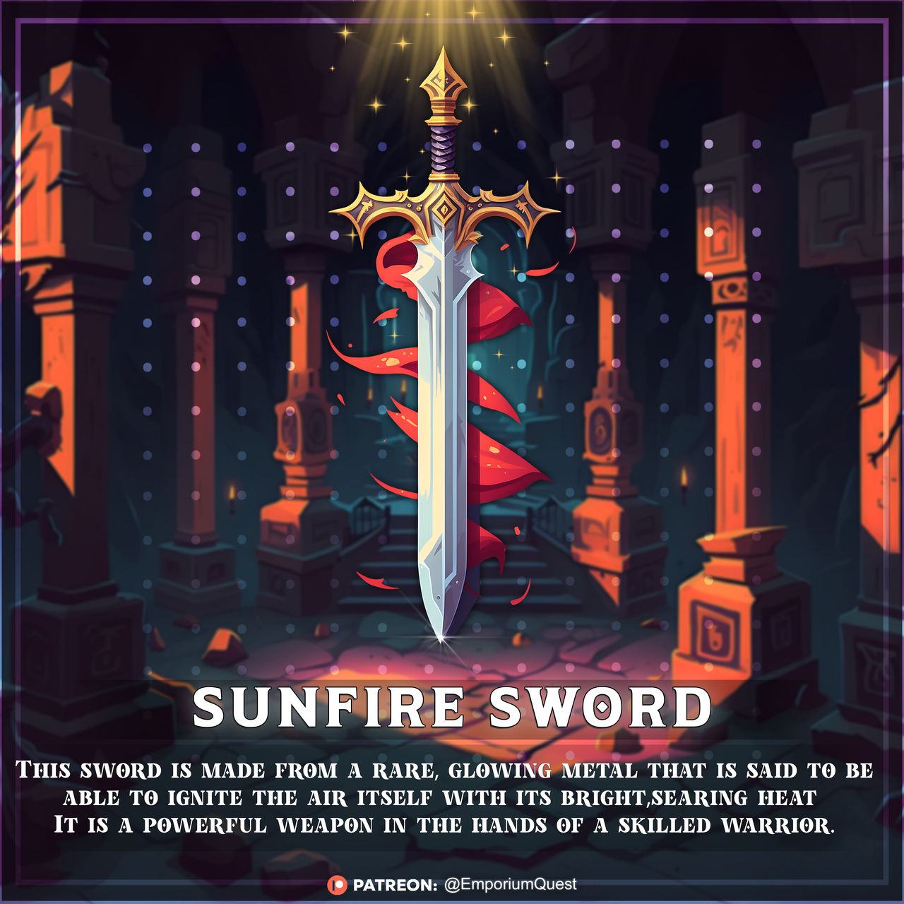 The Sunfire Sword By EmporiumQuest On DeviantArt the-sunfire-sword-by-emporiumquest-on-deviantart