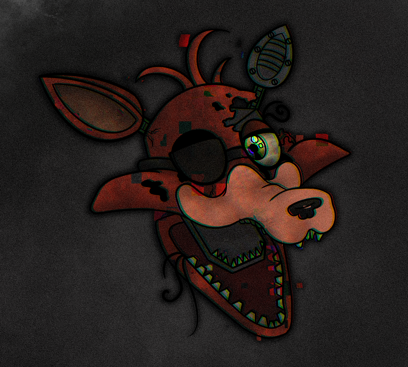 FNAF - Withered Foxy by BootsDotEXE on DeviantArt