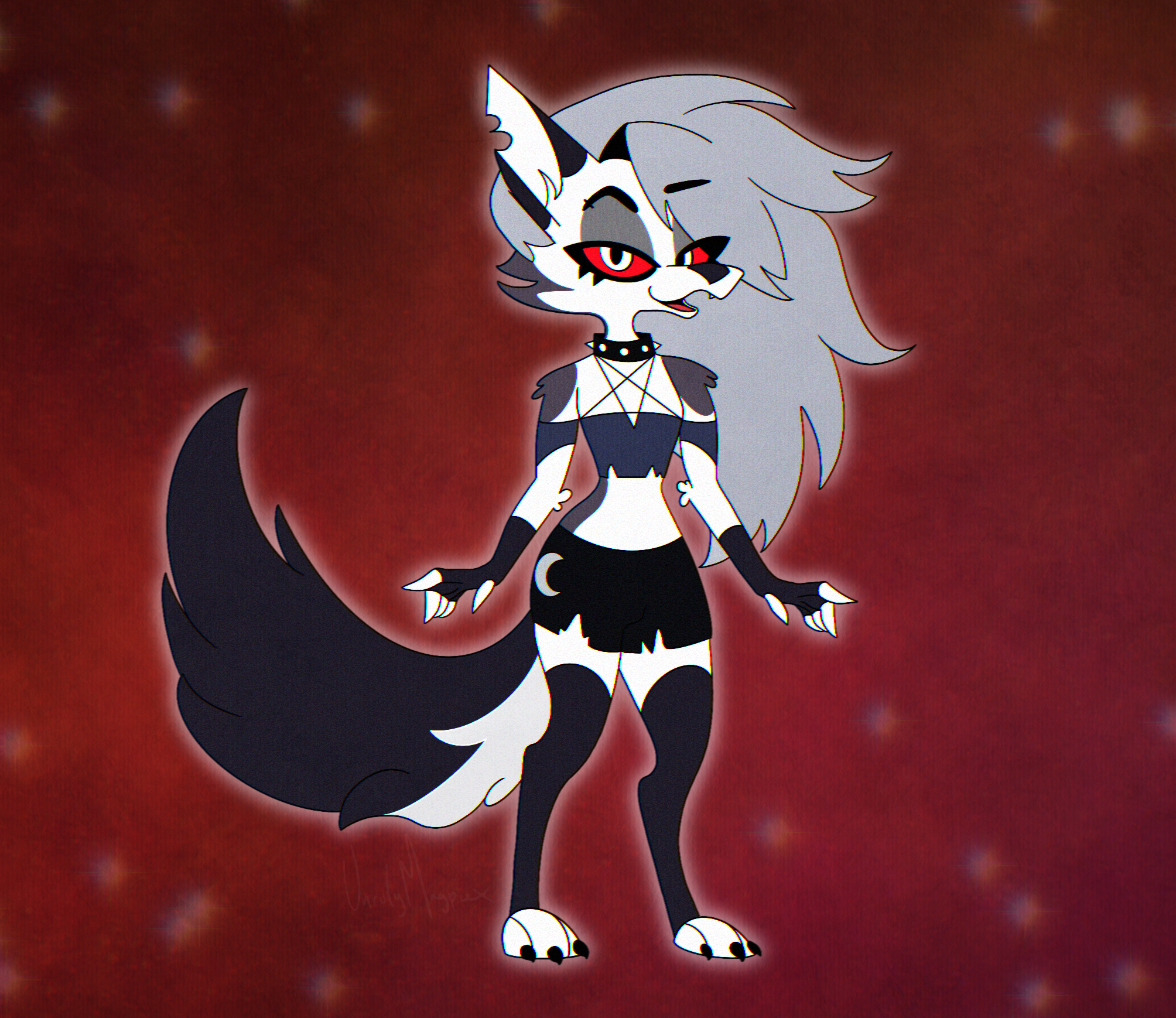 Loona Color Scale Loona The Hellhound by unrulymagpie on DeviantArt