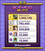 Bejeweled Blitz - Over 1 Million Points in 1Minute