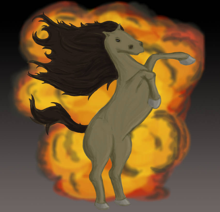 Pony Explodes Explosion Horse by Stefanmoek on DeviantArt